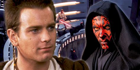 Star Wars Canon Hace Que Obi Wan Venza A Darth Maul En The Phantom