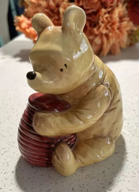 DISNEY CLASSIC WINNIE The Pooh Honey Pot Piggy Coin Bank 5 5 Charpente