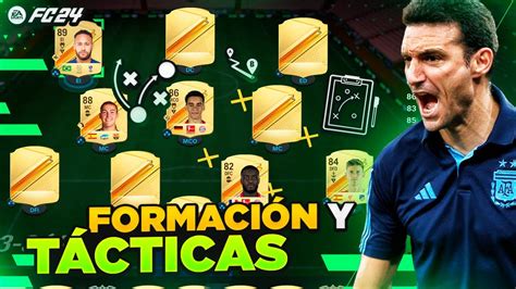 LA MEJOR FORMACIÓN Y TÁCTICAS COMPETITIVAS EN EA FC 24 YouTube