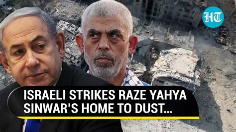 Israel Releases Video Of Razed Home Of Hamas Leader Yahya Sinwar