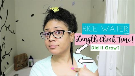 Real Results Rice Water Grew My Hair Rice Water Hair Growth Update