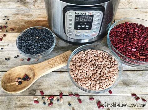 How to Cook Perfect Dried Beans in the Instant Pot {Soaked or Unsoaked!} - Simplify, Live, Love