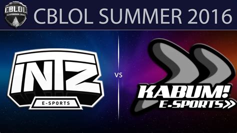 LoL VODs INTZ Vs KMB Game 1 CBLOL Winter 2016 16 06 2016 INTZ E