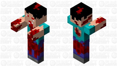 Bloody Zombie Minecraft Mob Skin