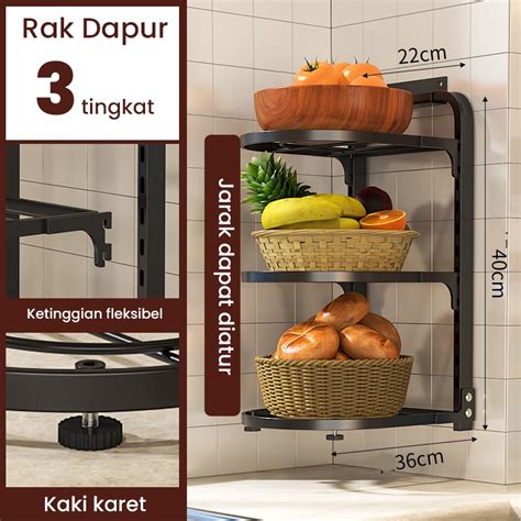 Jual Dejavu Rak Panci Susun Dinding Rak Wajan Westafel Rak Dapur