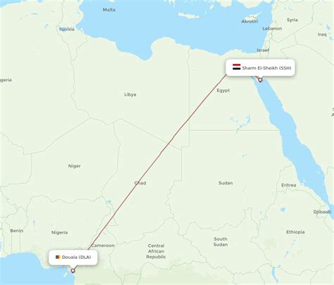 All Flight Routes From Douala To Sharm El Sheikh DLA To SSH Flight