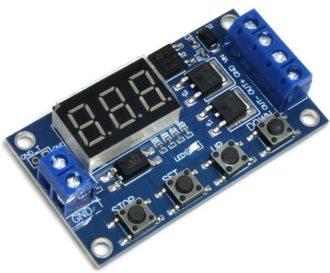 Amazon Dc V V Dual Mos Led Digital Time Delay Relay Trigger