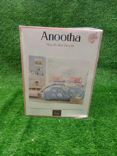 Assorted Polly Cotton Anootha Book Fold Double Bed Sheet Size