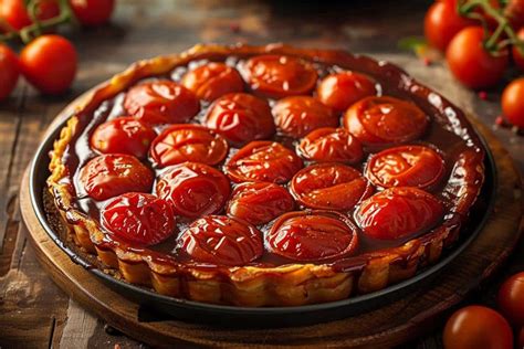 Tarte Tatin Salée aux Tomates Cerises et Caramel Balsamique Recette