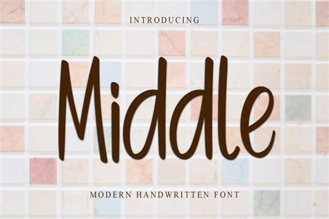 Middle Font Free Download - FreeFontDL