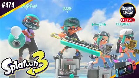 Turf Wars And Splat Time With Viewers Lets Roll Splatoon 3 YouTube