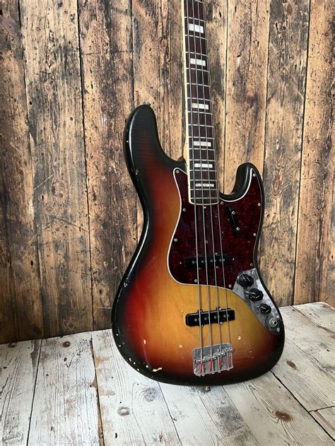 Fender Jazz 1971 Sunburst Bass For Sale Vintage Bass Room