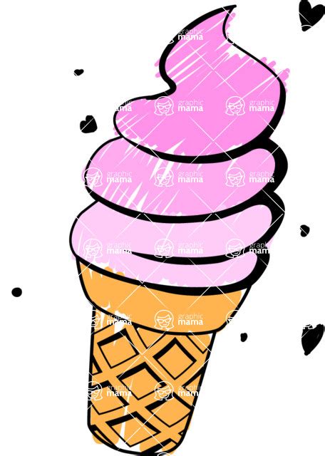 Cute Doodles Bundle Cute Ice Cream Doodle Graphicmama