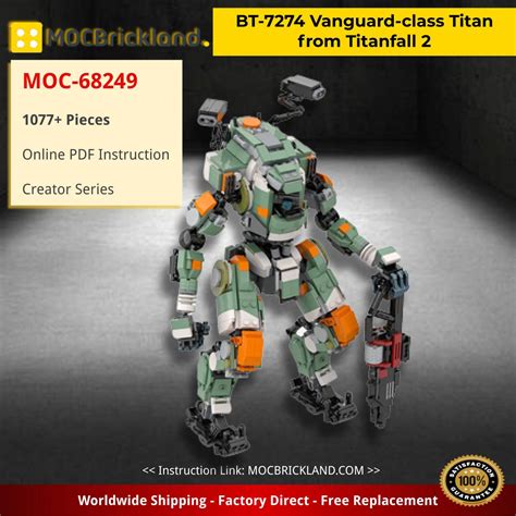 Bt 7274 Vanguard Class Titan From Titanfall 2 Creator Moc 68249 By Kmx