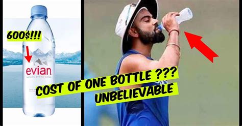 Virat Kohli Water Bottle Price Costliest Water In The World