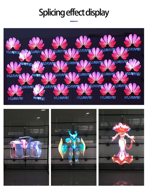 D Fan Hologram Projector Wall Cm Splicing Pieces D Hologram Fan