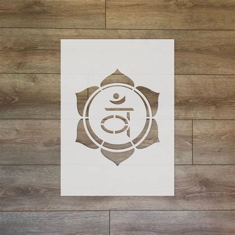 Chakra Reusable Stencil Etsy