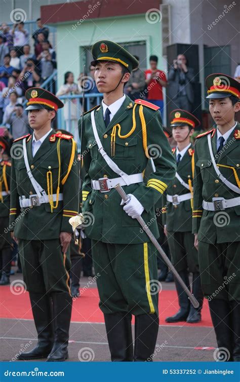 The Chinese National Flag Ceremony Editorial Photography - Image of ...