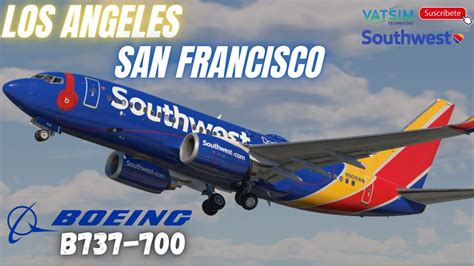 Los Angeles San Francisco B Southwest Xplane Vatsim