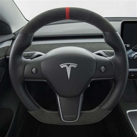 Volant Cuir Alcantara TESLA Model Y Model 3 STARTECH SupRcars