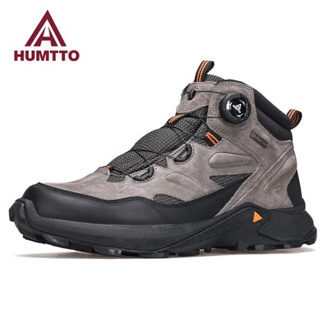 HUMTTO Botas De Trekking De Cuero Para Hombre Zapatos De Senderismo De