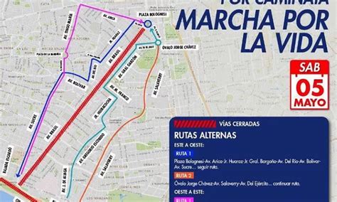 Marcha Por La Vida Desv Os Y Rutas Alternas Para Esta Tarde Canal N