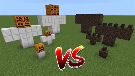 All Iron Golems Vs All Withers Youtube