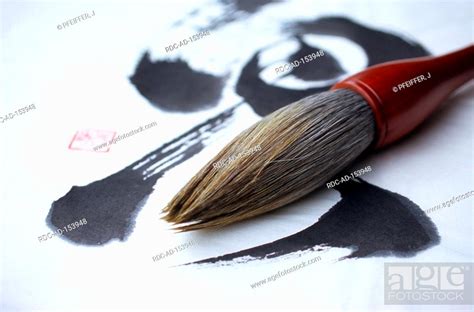 Paintbrush for calligraphy, Stock Photo, Picture And Rights Managed Image. Pic. RDC-AD-153948 ...