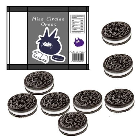 Miss Circles Oreo Bag In 2024 Paper Template Free Printable Paper