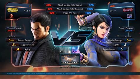 Tekken Zafina Vs Kazuya Youtube