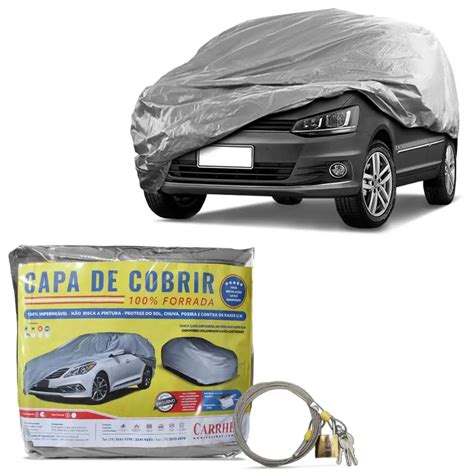 Capa De Cobrir Carro Pequena Forro Total Imperme Vel Cadeado