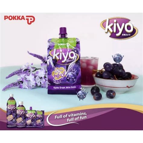 Pokka Kiyo jelly grape drink Kiyo Kyoto grapes drink cordial Review ...