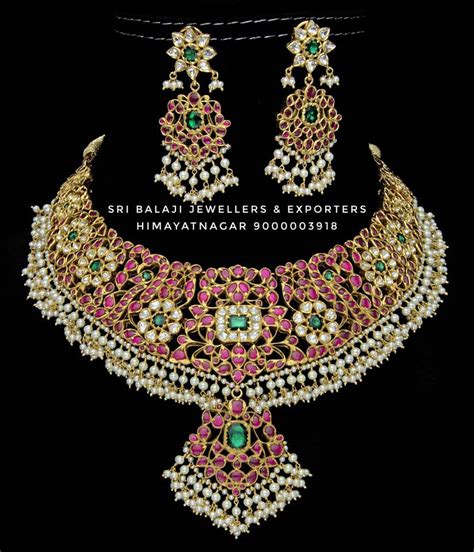 Kundan Necklace Set Indian Jewellery Designs