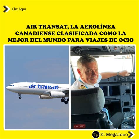 Air Transat La Mejor Aerolínea del Mundo para Viajes de Ocio Americanos