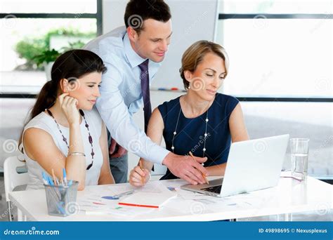 sharing views  opinions stock image image  portrait