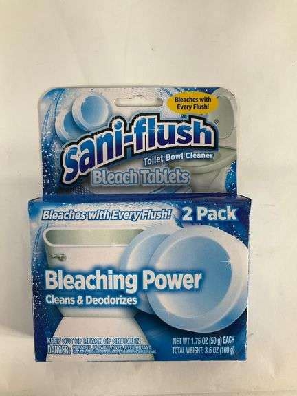 Sani Flush Toilet Bowl Cleaner Bleach Tablets 12 Tablets Hash Auctions