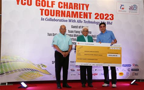 BERNAMA On Twitter Kejohanan Golf Amal YCU 2023 Kumpul RM600 000