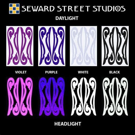 Vintage Filigree Hyper Reflective Decal Set Seward Street Studios