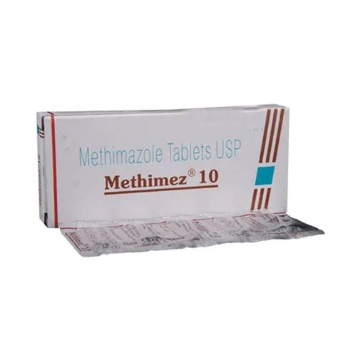 Methimazole 10mg Methimez 10 Tablet Sun Pharmaceutical Industries