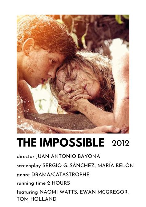 Minimalist Movie Poster: The Impossible