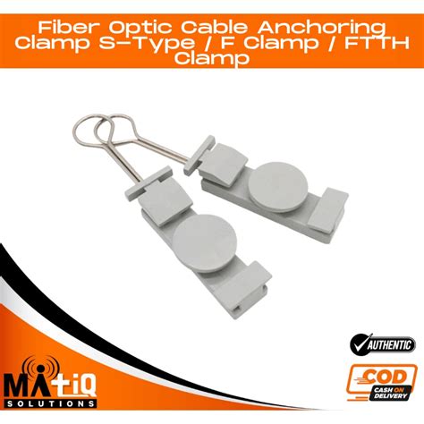 Fiber Optic Cable Anchoring Clamp S Type F Clamp Ftth Clamp