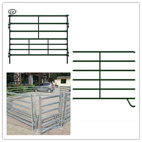 Galvanized Movable Corral Panels Livestock Ft Cattle Fence For Farm