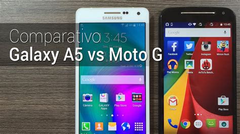 Comparativo Galaxy A Vs Moto G Tudocelular Youtube