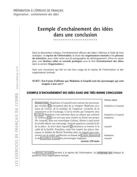 Exemple d une très bonne conclusion ccdmd