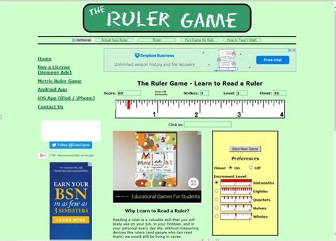 The Ruler Game