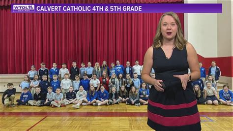 Wtol 11s Kaylee Bowers Visits Calvert Catholic School In Tiffin