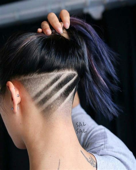 Long Hair With Undercut Female