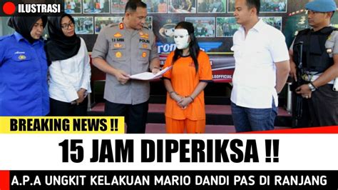 Tak Mau Dijadikan Tumbal Mantan Pacar A P A Bongkar Sifat Asli Mario