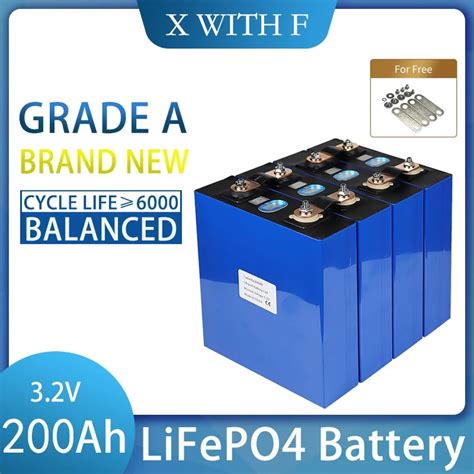 V Ah Lifepo Battery Cell Pack Pcs Grade A Brand New Full