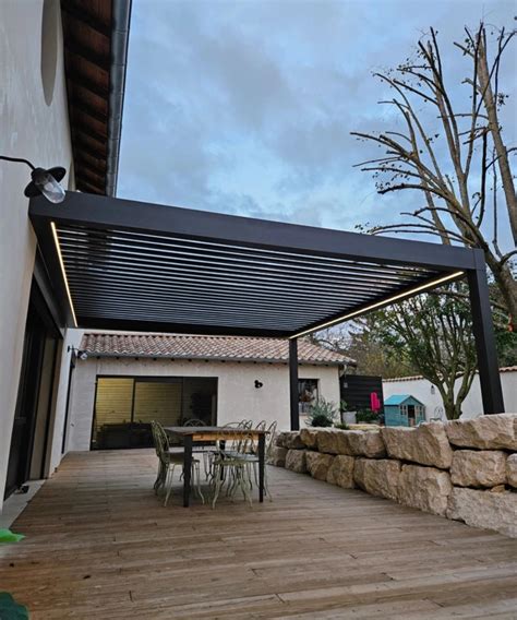 Pergola Bioclimatique Et Claustras En Aluminium Pergasol Lyon